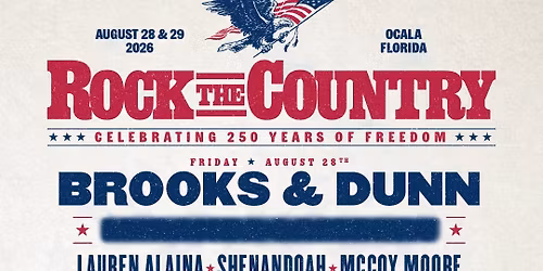 Win Your Way Into Rock the Country-Ocala, FL Aug 28-29