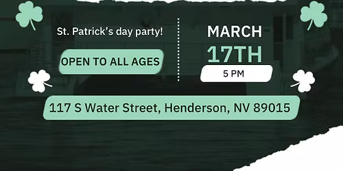 St. Patrick\u2019s day Party at Johnny Mac\u2019s with The Patr\u00f2ns Band!