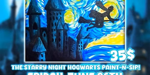 Starry Night Hogwarts Paint-n-Sip
