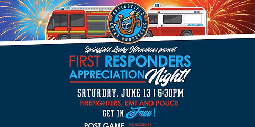 First Responders Night: Fireworks CEFCU
