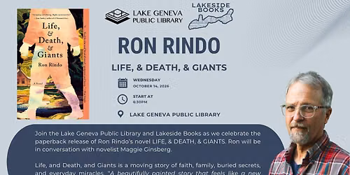 Ron Rindo in Conversation with Maggie Ginsberg