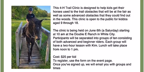 4h Trail Clinic 