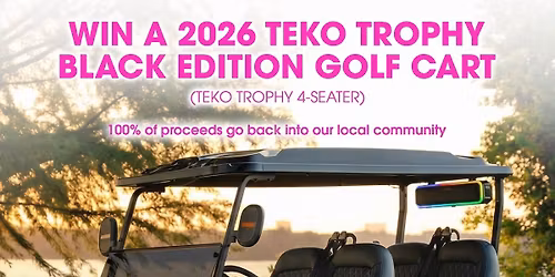 Golf Cart Raffle 1 of 500 Chances to WIN!