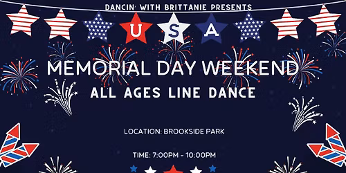 Memorial Day Weekend Red, White, & Blue All Ages Line Dance 