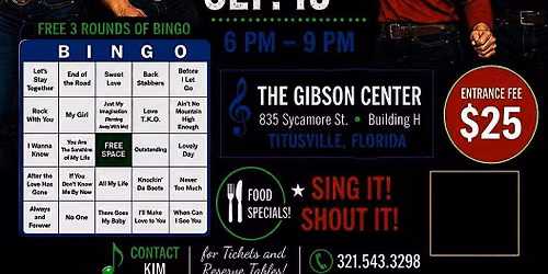 Bingo and Beats  w\/ Line Dancing