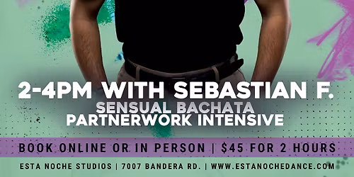 Sensual Bachata w\/ Sebastian from DCD | Saturday | November 29th | 2-4 PM