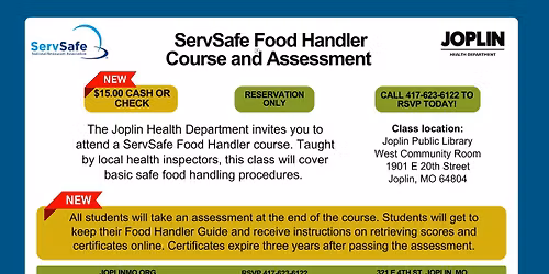 Food Handler Course and Assessment