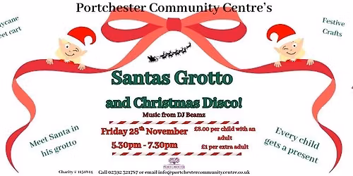Santas Grotto and Christmas Disco