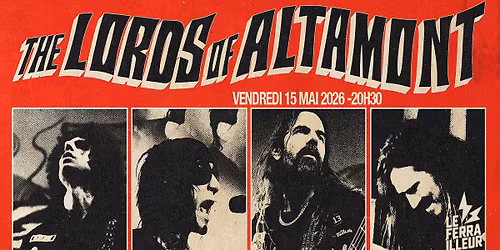 Lords of Altamont + Quintana Dead Blues eXperience en concert \u00e0 Nantes au Ferrailleur le 15 mai 2026