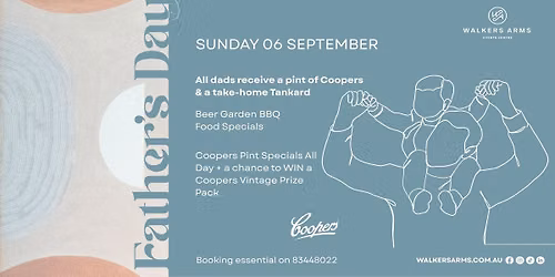 Walkers Arms Hotel - Father's Day Sunday Sep 6