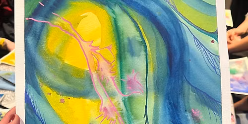 Beginner Abstract Watercolour at Canopy Art and Wellness