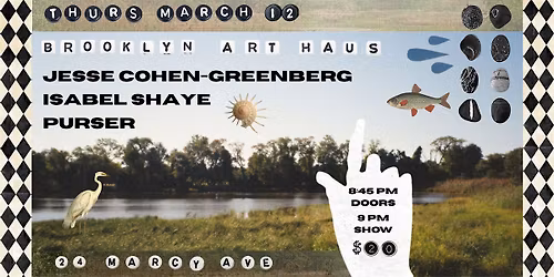 Jesse Cohen-Greenberg, Purser, and Isabel Shaye