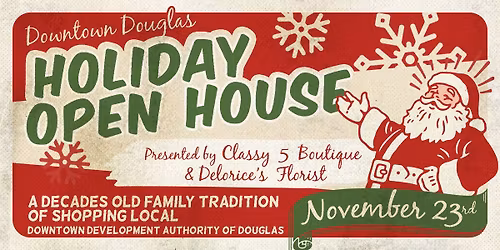Holiday Open House - Presented by Classy 5 Boutique and Delorice's Florist