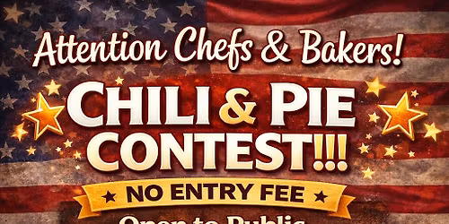 Chili and Pie Contest is Coming!
