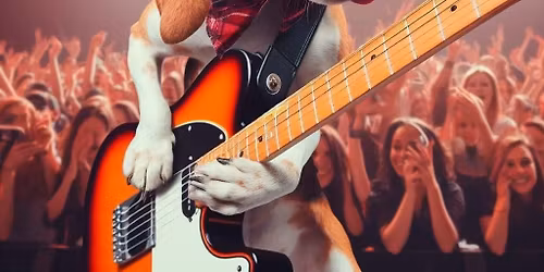 Sniffy Beagle rocks like Zeus at the Moose