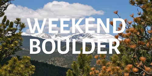 Weekend Workshop | Boulder, CO | Jan 9- Jan 11 | $350-$450