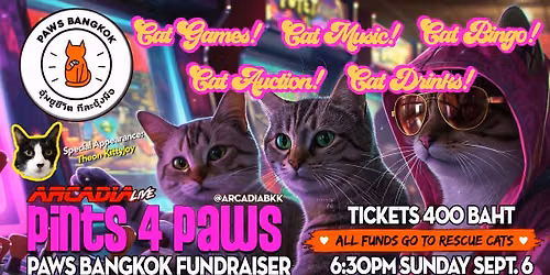 PINTS 4 PAWS at Arcadia Live BKK