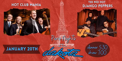 Hot Club Mania & Red Hot Django Peppers at the Dakota