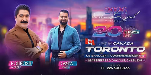 KOUROSH AZIZI LIVE IN TORONTO