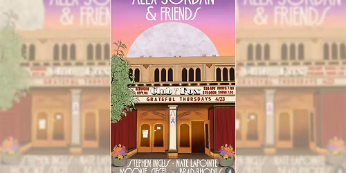 GRATEFUL THURSDAYS w\/ALEX JORDAN & FRIENDS