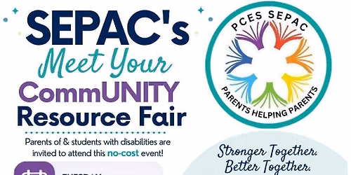 SEPAC's Meet Your CommUNITY Resource Fair: Sept 29, 2026