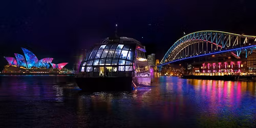 Vivid Glass Boat Dinner Cruise
