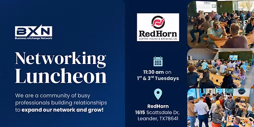 BXN Cedar Park\/Leander Networking Luncheon 