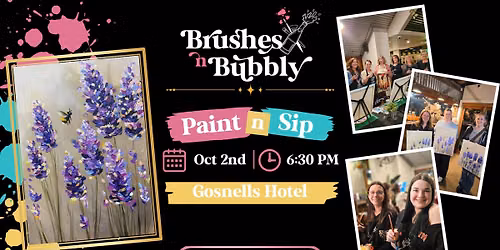 Lavender Bee | Paint n Sip | Gosnells Hotel | Oct 2nd