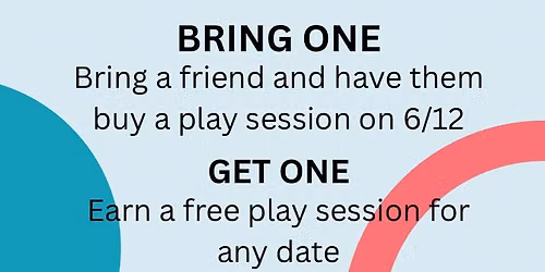 BOGO OPEN PLAY