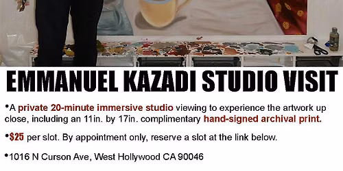 An Immersive Viewing Experience at Emmanuel Kazadi's Studio
