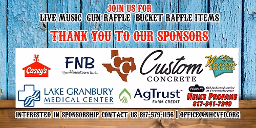 North Hood County VFD 2026 Fish Fry