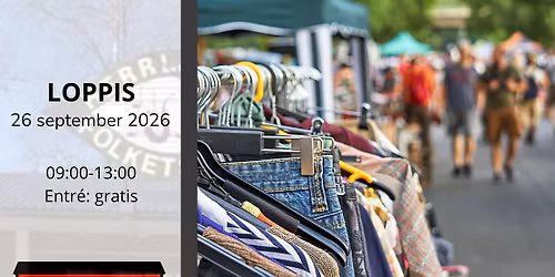 Loppis i Herrljunga folkets park