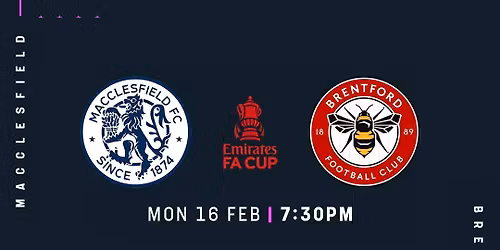 Macclesfield Vs Brentford 7:30pm Kick Ood 