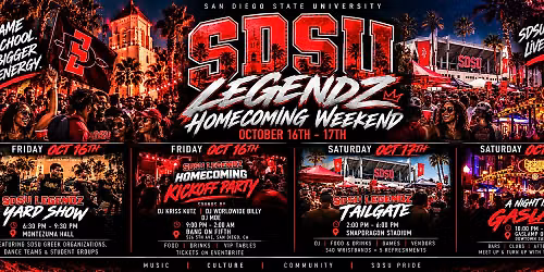 SDSU LEGENDZ HOMECOMING WEEKEND