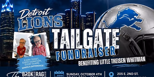 Tailgate Fundraiser for Theisen Whitman and Family