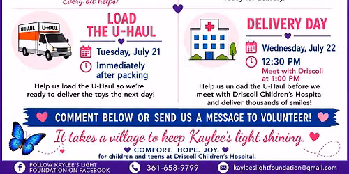 \ud83d\udc9c Kaylee\u2019s Light Toy Packing Party