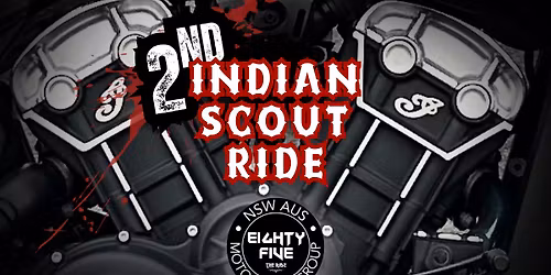 2nd Indian Scout ONLY Ride 
