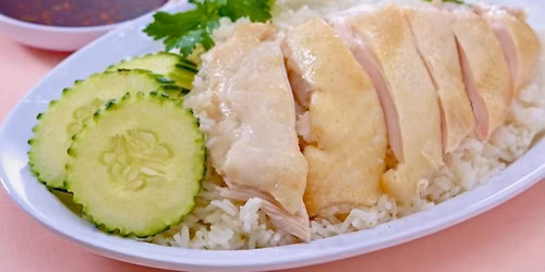 Khao Man Gai (Thai Chicken Rice) & Pandan Clear Soup