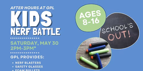 Kids Nerf Battle- School's Out!