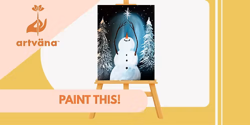 Artvana Winter Paint & Sip class at Bertoglios Pizza in Yelm January 2026