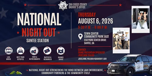 National Night Out - Santee Station