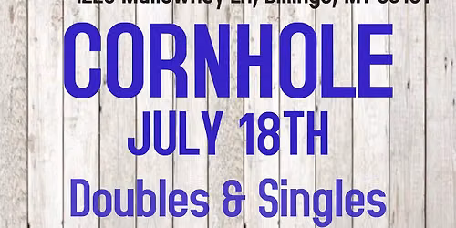 Big Sky State Games Cornhole Tournament