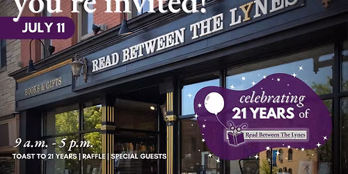 Celebrating 21 years of Read Between The Lynes!