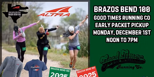 Brazos Bend 100 Early Packet Pickup