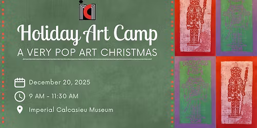 Holiday Art Camp: A Very Pop Art Christmas