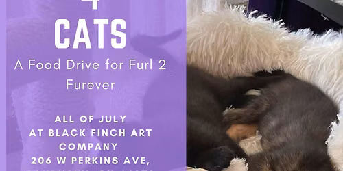Tats 4 Cats food drive for Furl 2 Furever