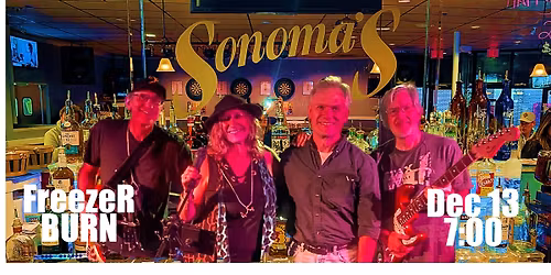 Freezer Burn Holiday Ramp up at Sonomas!
