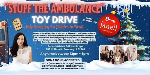 Stuff the Ambulance - TOY DRIVE! 