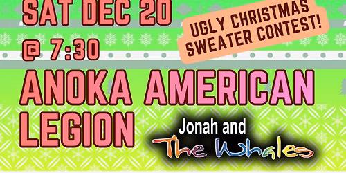 Jonah and the Whales - Ugly Christmas Sweater Party at Anoka American Legion