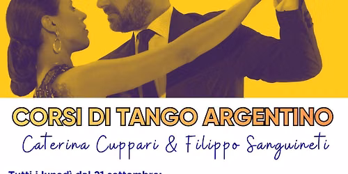 Corsi di Tango Argentino Buena Onda | settembre - dicembre 2026 